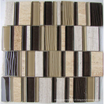 Mosaic Wall Tile / Glass Tile / Crystal Glass Mosaic (HGM369)